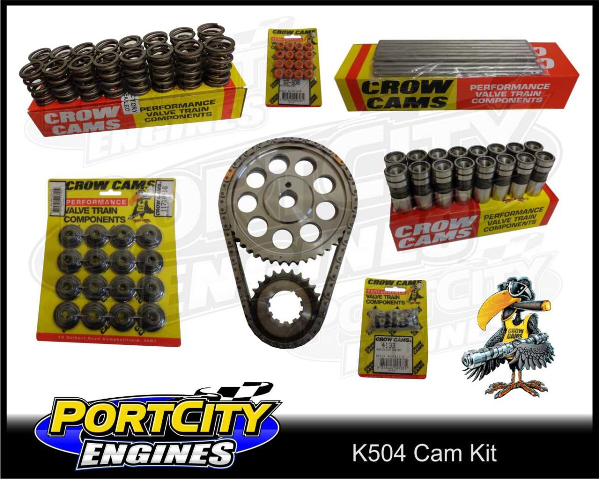 Crow Cam Valve Train kit Holden V8 253 308 Red Blue Black Performance 5619/K504 - Image 3