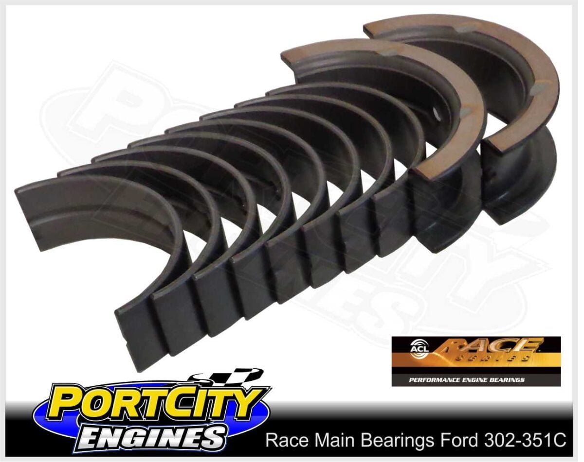 5M1010H ACL Race main bearing set for Ford Cleverland 302-351-400 engines