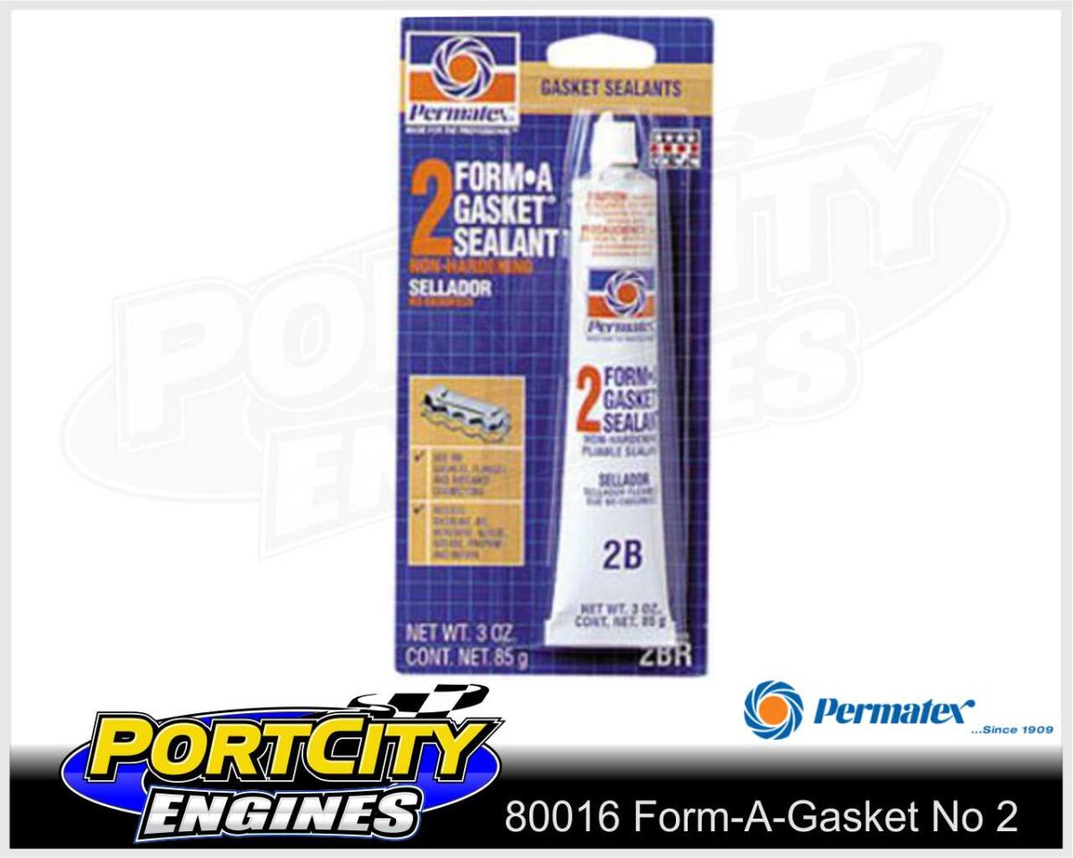 Permatex Form-A-Gasket No. 2 Sealant 80g Flexible Setting Slow Dry 80016