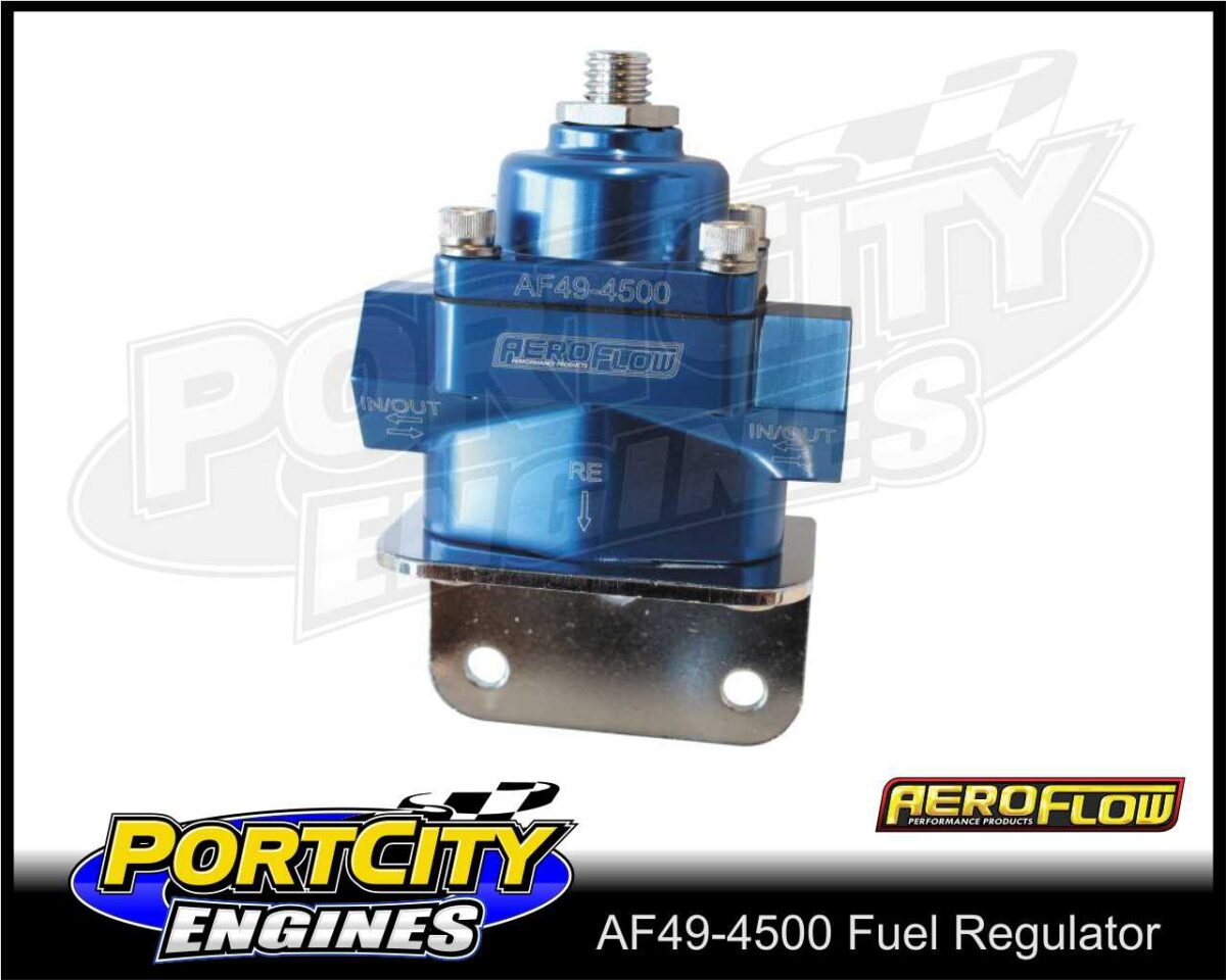 Aeroflow Alloy Bypass Fuel Pressure Regulator 4.5 – 9 psi 3/8 NPT AF49-4500