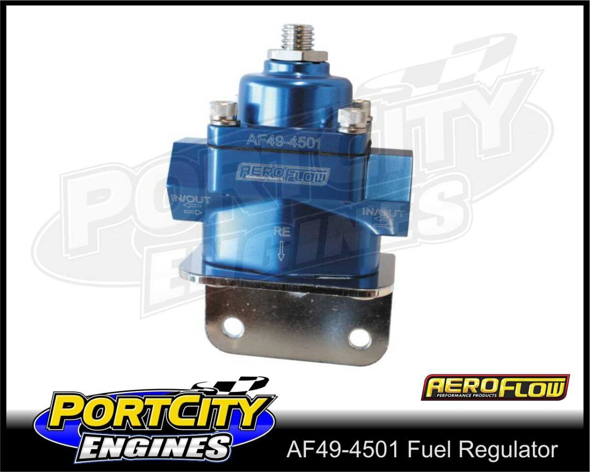 Aeroflow Alloy Bypass Fuel Pressure Regulator 4.5 – 9 psi -8 ORB AF49-4501