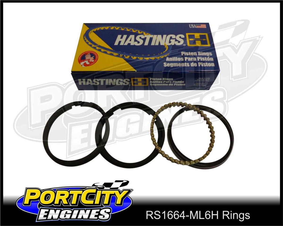 Hastings Moly Piston Ring Set Mitsubishi V6 Magna Pajero Triton 6G72 RS1664