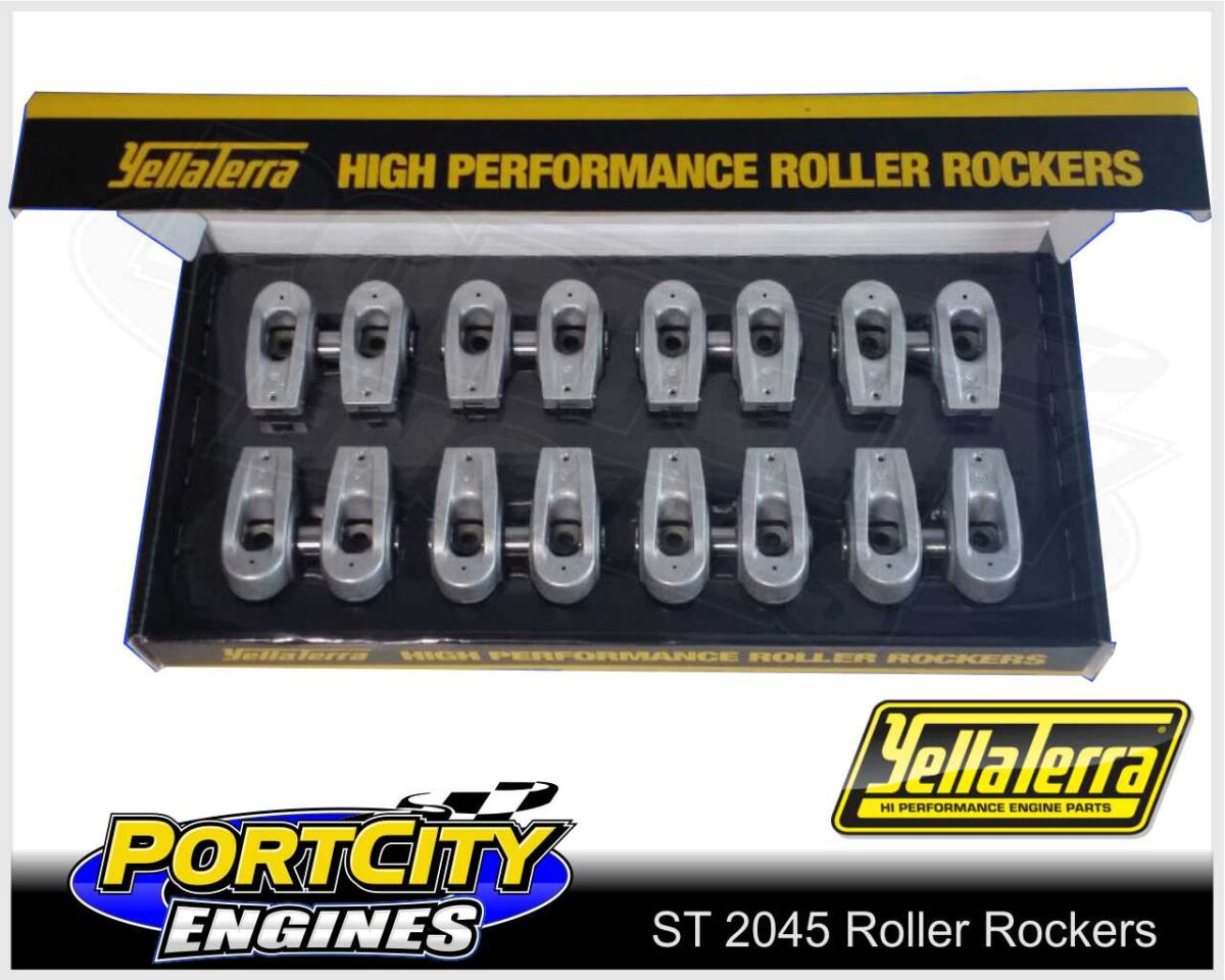 Yella Terra Roller Rockers for Ford V8 289 302 351 Windsor 3/8” x 5/16” ST 2045