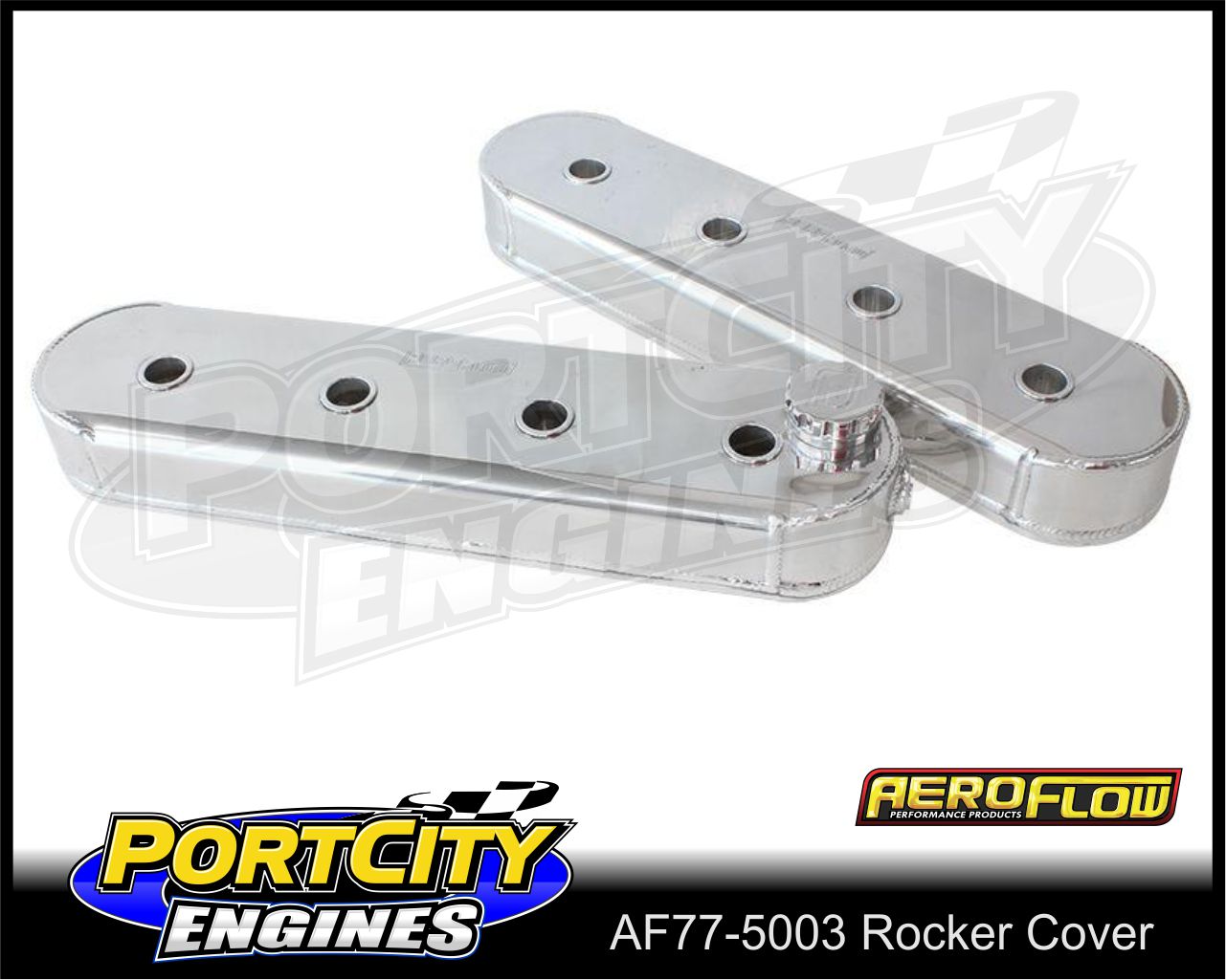 Aeroflow Alloy Fabricated Rocker Covers Holden Chev V8 LS1 LS2 LS3 AF77 ...