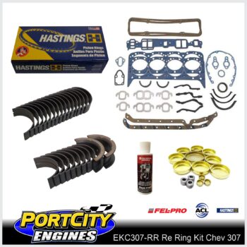 Engine Re Ring Kit for Chev V8 307 5.0L Camaro Chevelle Impala Nova EKC307-RR